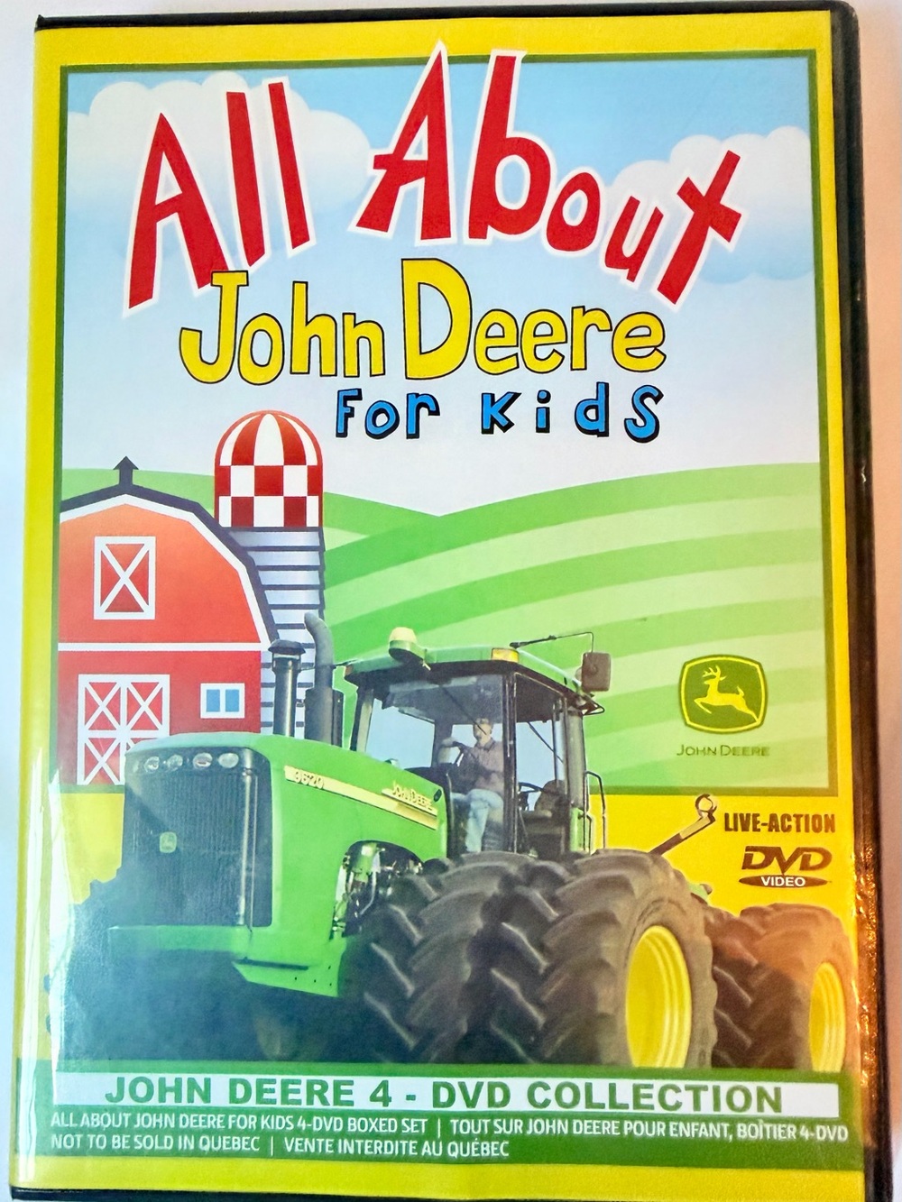 All About John Deere For Kids 4 DVD Collection Complete Set 180 Min